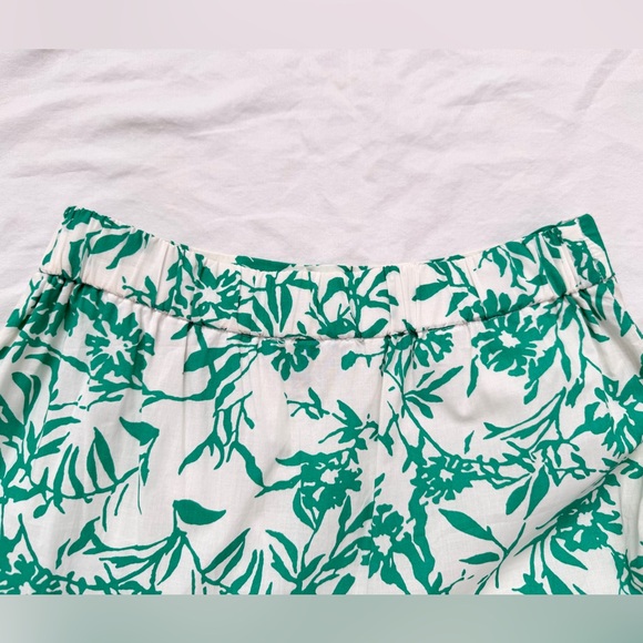 Hello Molly Runaway Ayla Tiered Tropical White Green Maxi Skirt | Size Small - Picture 7 of 17